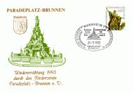Wiedererrichtung Paradeplatz-Brunnen - Großtauschtag 21.03.1993