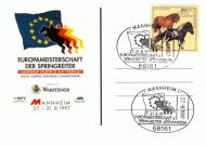 Europameisterschaft der Springreiter in Mannheim - 27.08.1997
